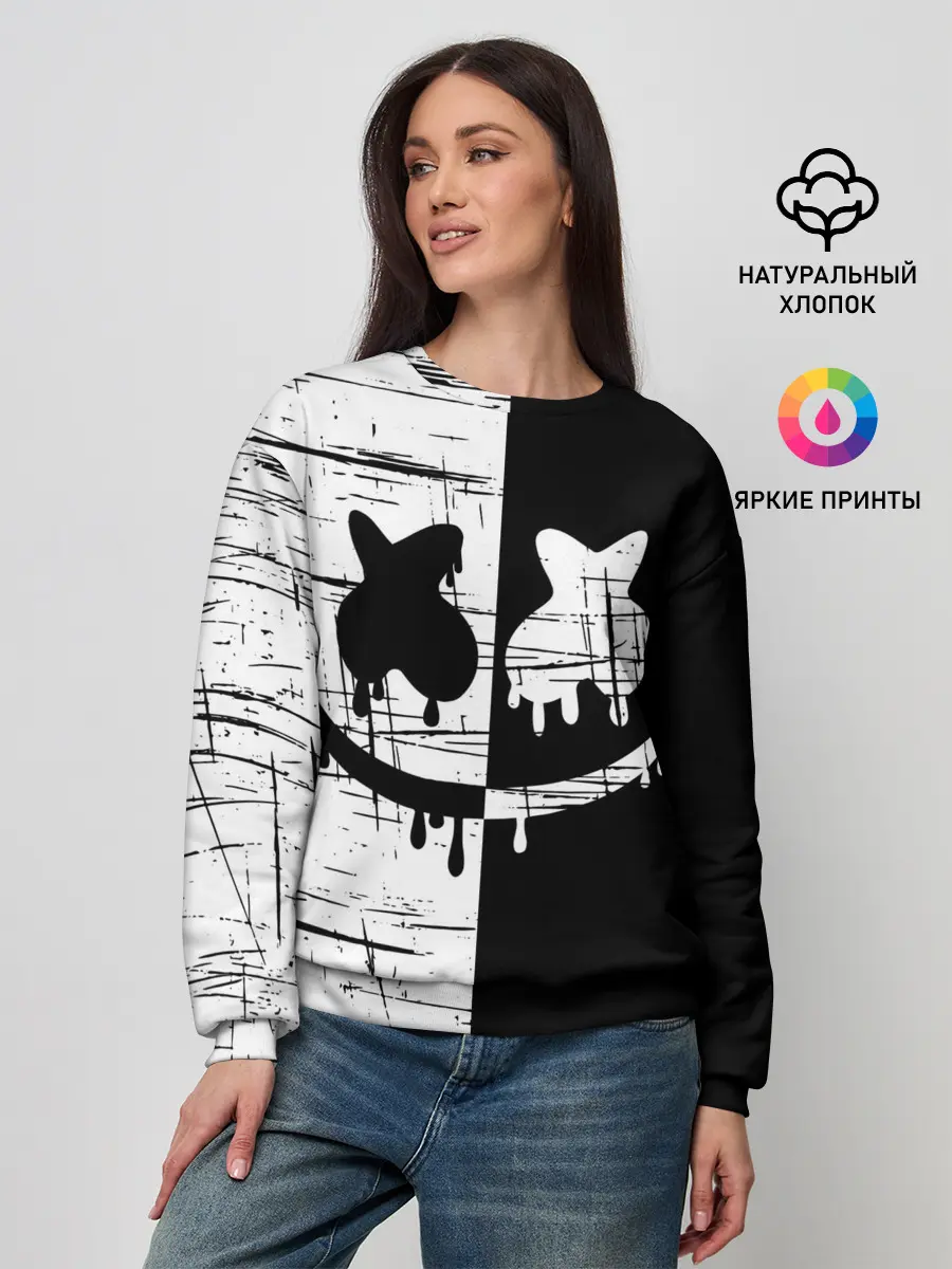 Женский свитшот / FORTNITE MARSHMELLO.