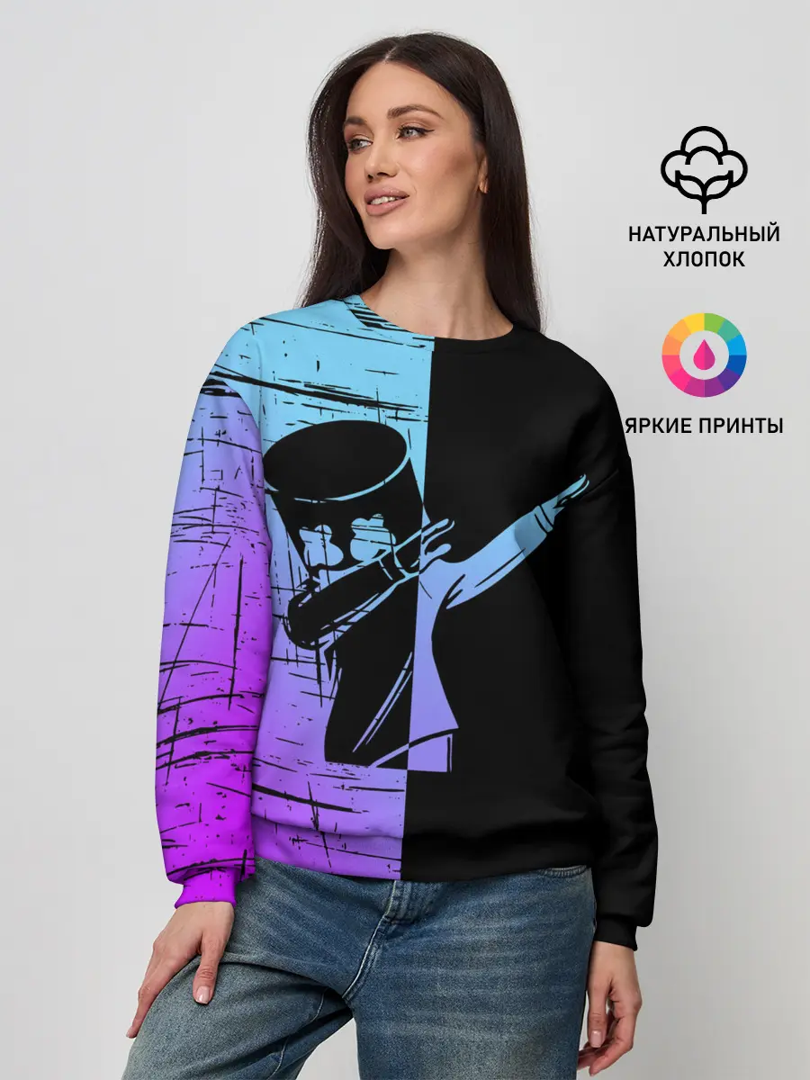 Женский свитшот / FORTNITE MARSHMELLO.