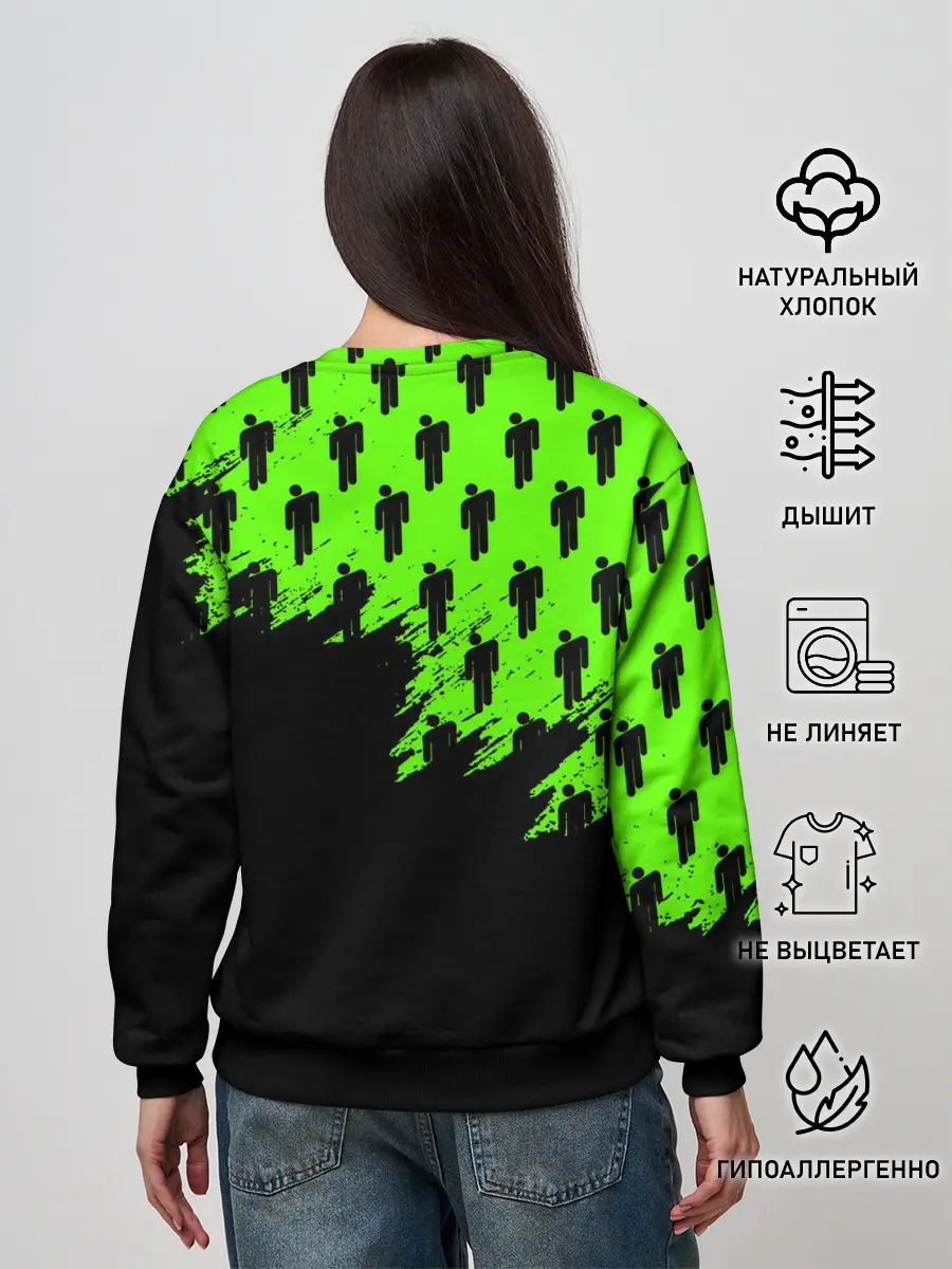 Женский свитшот / BILLIE EILISH / БИЛЛИ АЙЛИШ