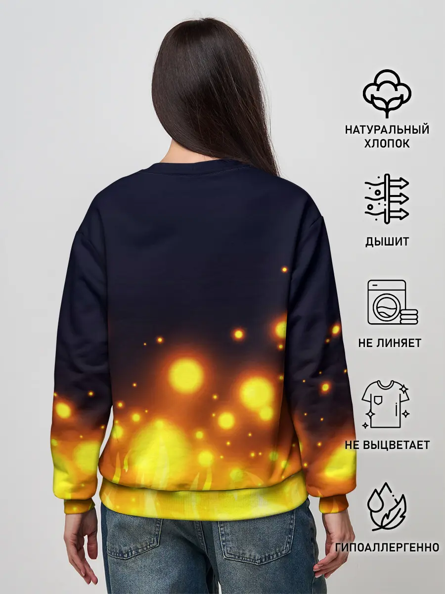 Женский свитшот / Helltaker Satan Girl