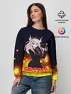 Женский свитшот / Helltaker Satan Girl