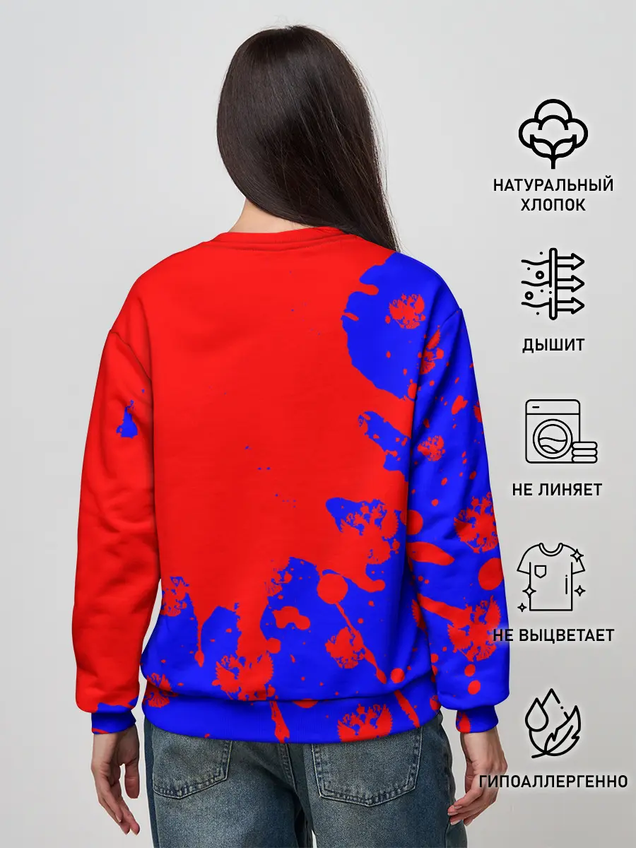 Женский свитшот / РОССИЯ / RUSSIA