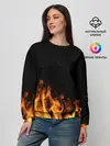Женский свитшот / Огонь