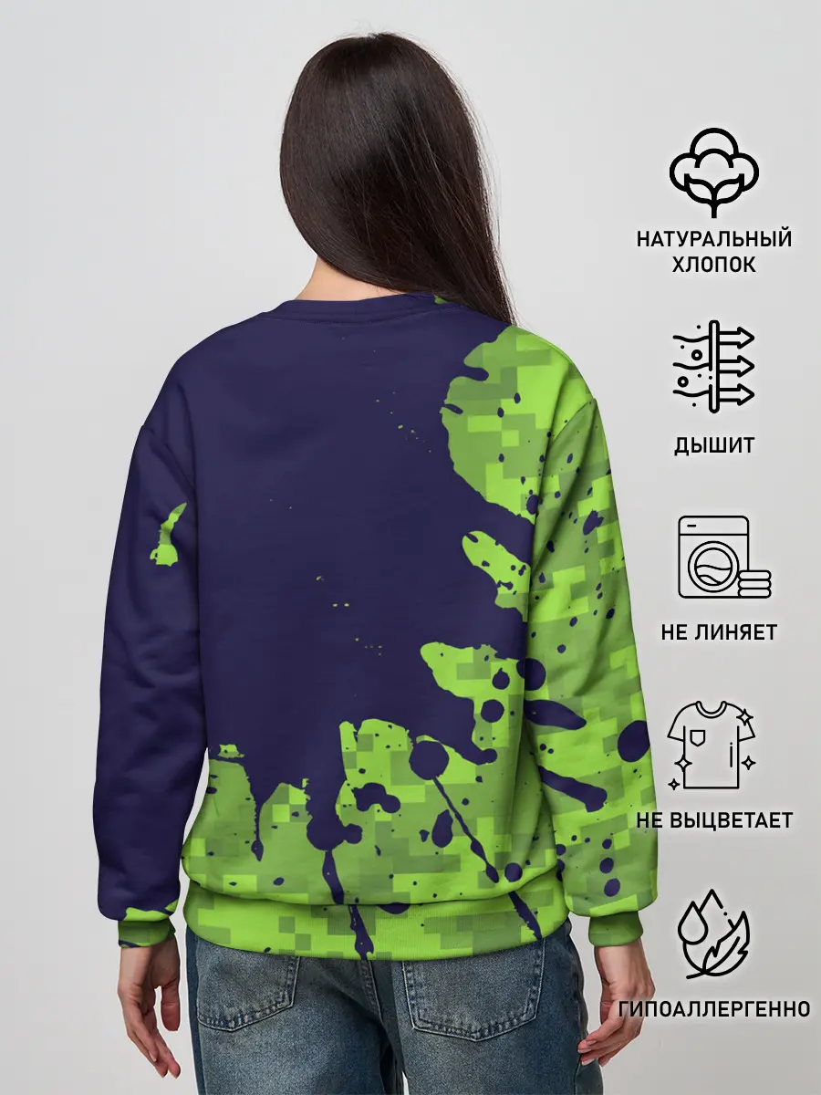 Женский свитшот / MINECRAFT / МАЙНКРАФТ