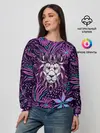 Женский свитшот / Лев | Флора