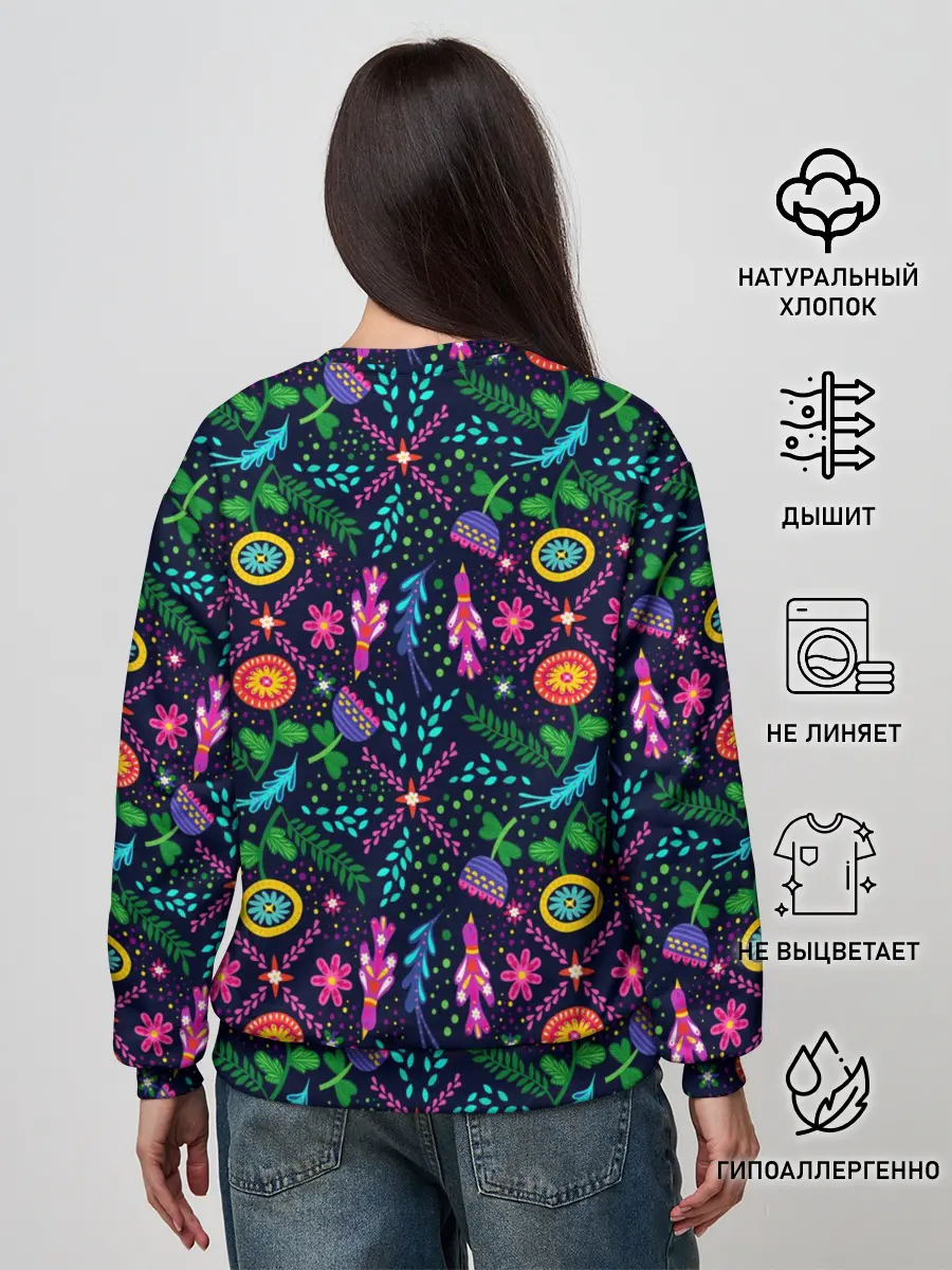 Женский свитшот / Орнамент Forest