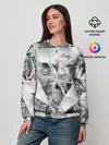 Женский свитшот / зеркальный калейдоскоп