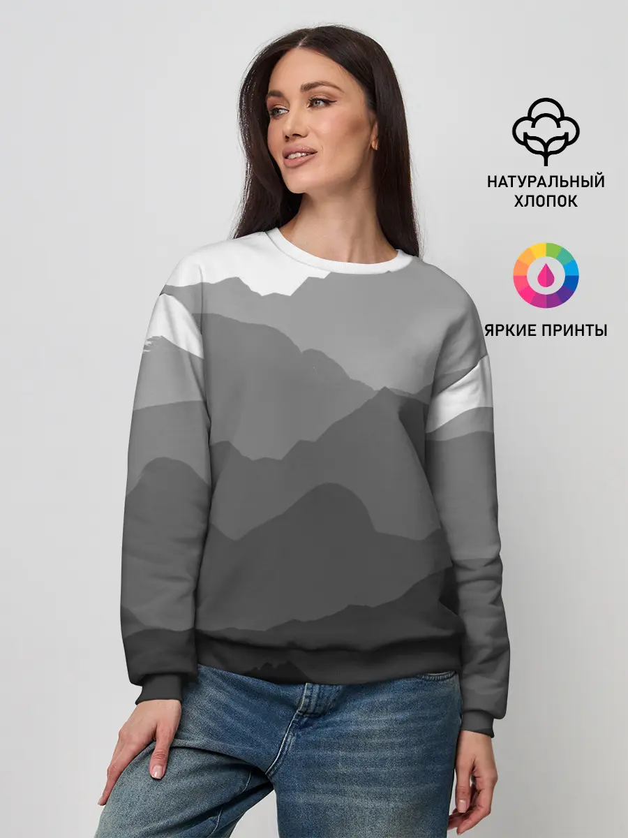 Женский свитшот / горы