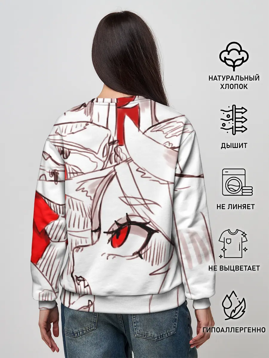 Женский свитшот / Люцифер. HELLTAKER