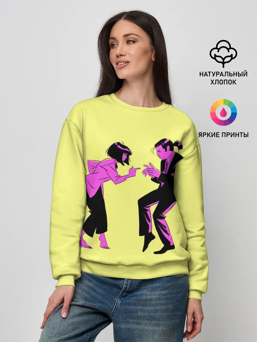 Женский свитшот / Криминальное чтиво