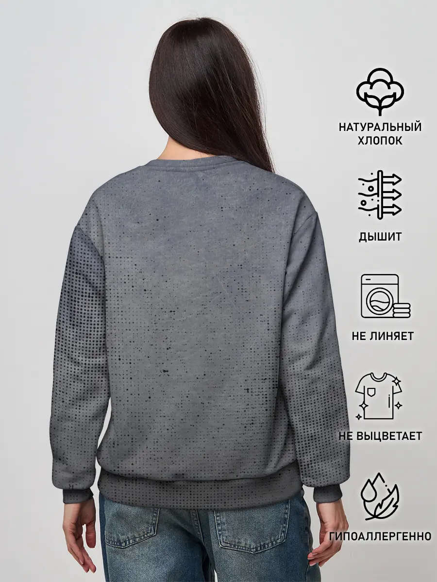 Женский свитшот / Catgirl sadness