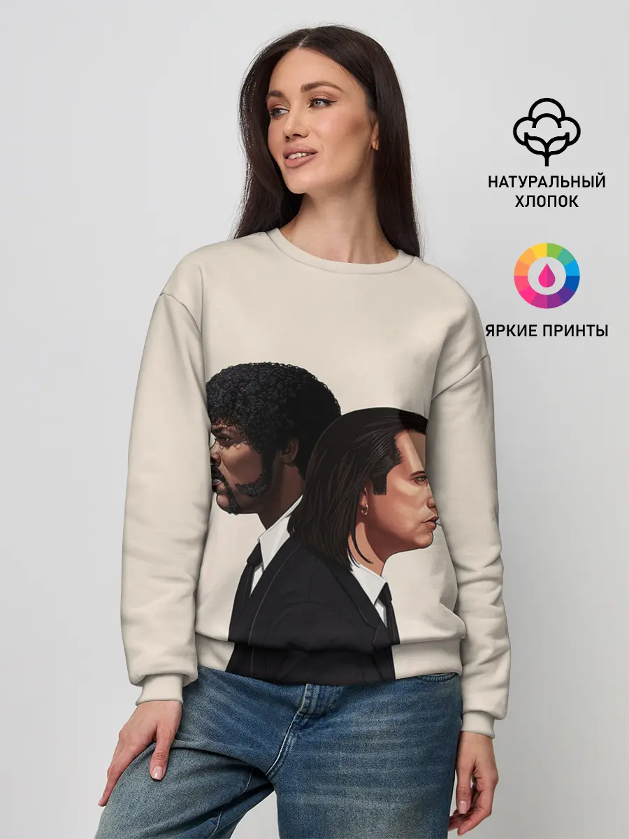 Женский свитшот / Криминальное чтиво