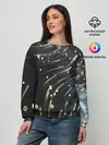 Женский свитшот / Абстракция искры полосы боке