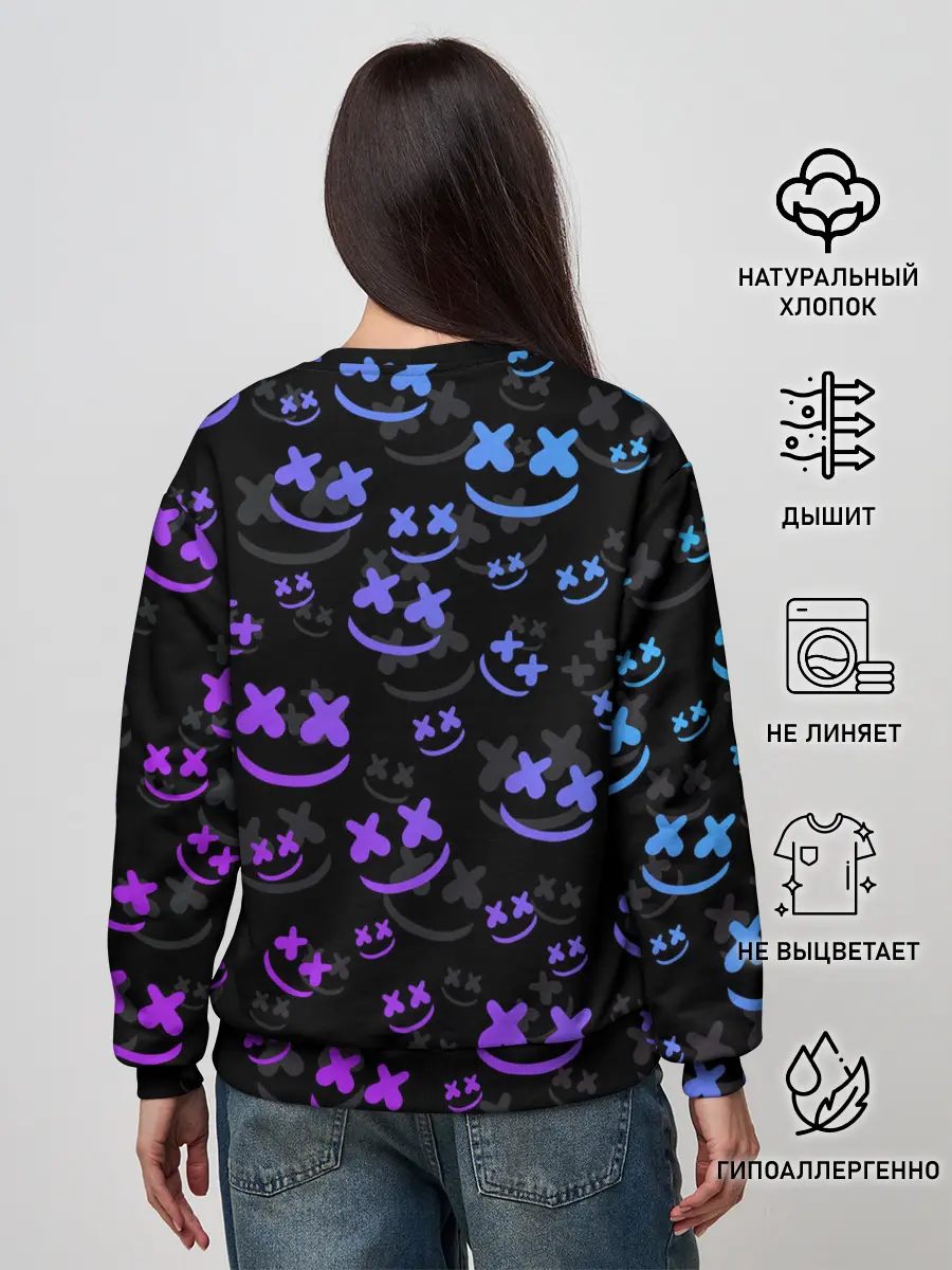 Женский свитшот / FORTNITE | MARSHMELLO