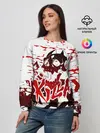 Женский свитшот / KILLA красные следы
