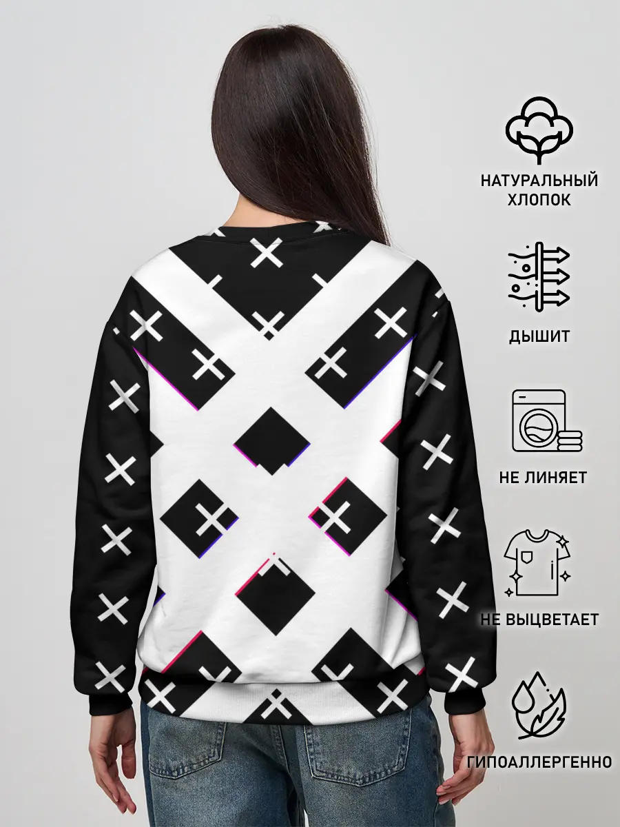 Женский свитшот / Pepe в очках EZ