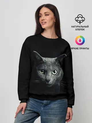 Женский свитшот / Кот