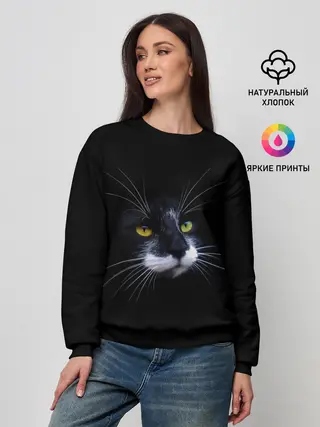 Женский свитшот / Кот
