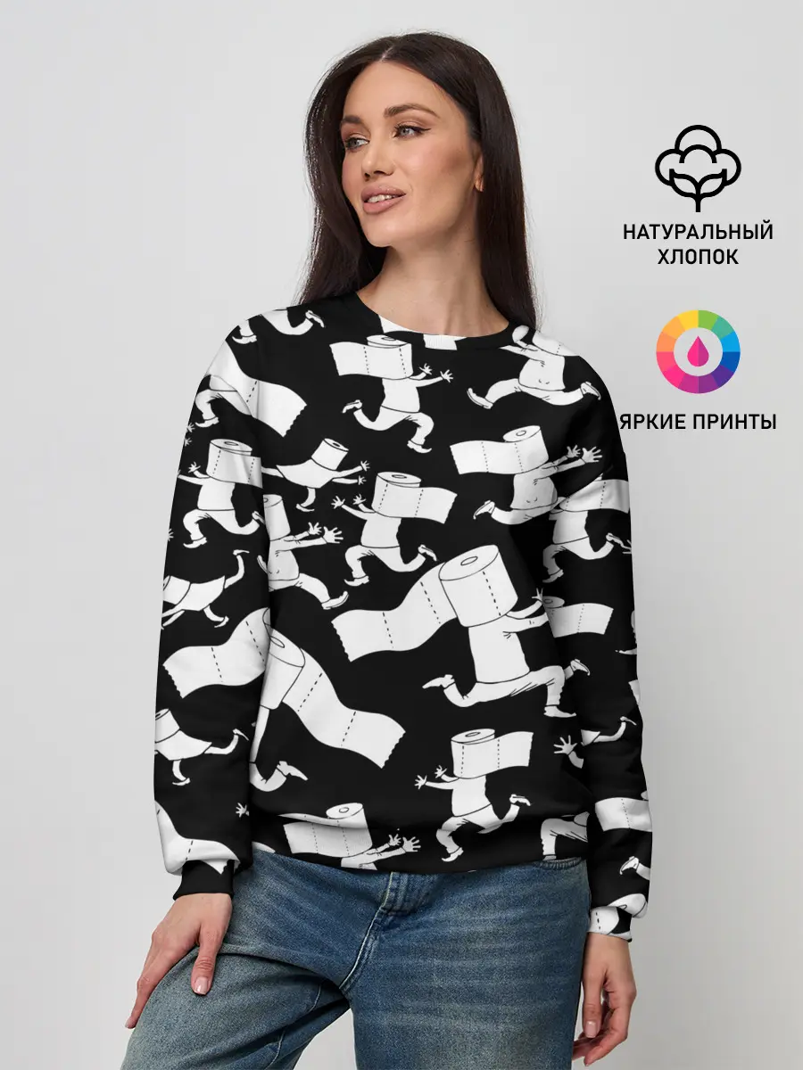 Женский свитшот / Коронавирус