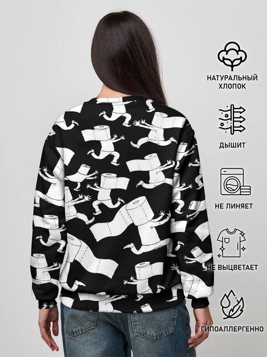 Женский свитшот / Коронавирус