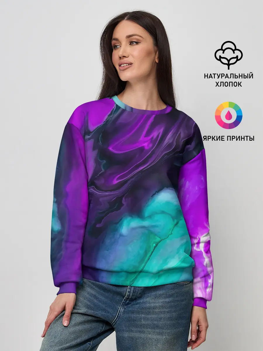 Женский свитшот / NEON WAVES