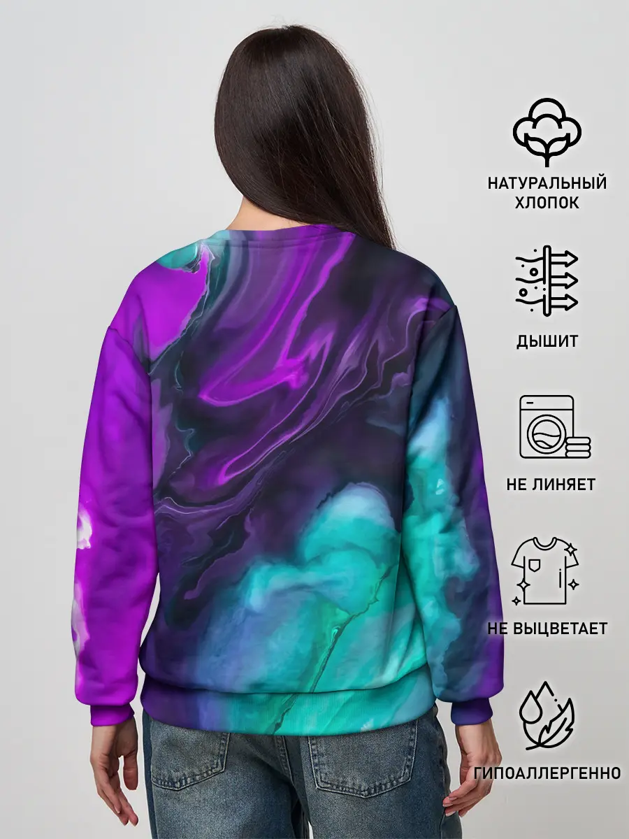 Женский свитшот / NEON WAVES