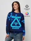 Женский свитшот / Warning nCoV2019