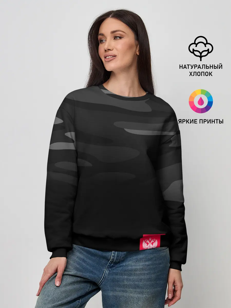 Женский свитшот / Russia - Инферно