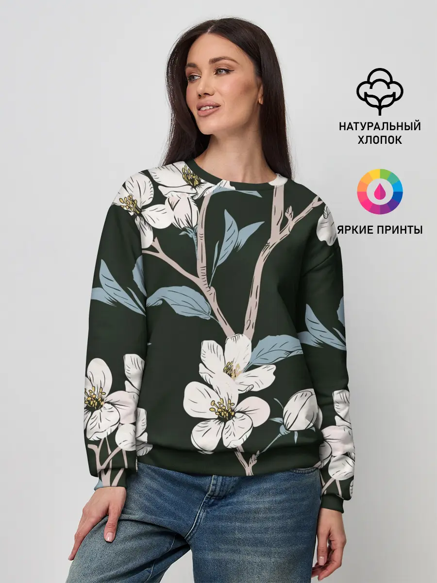 Женский свитшот / САКУРА | SAKURA