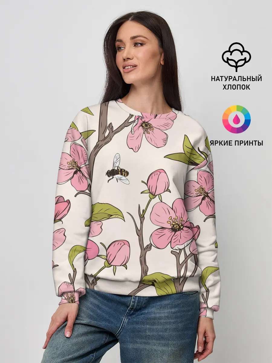 Женский свитшот / САКУРА | SAKURA
