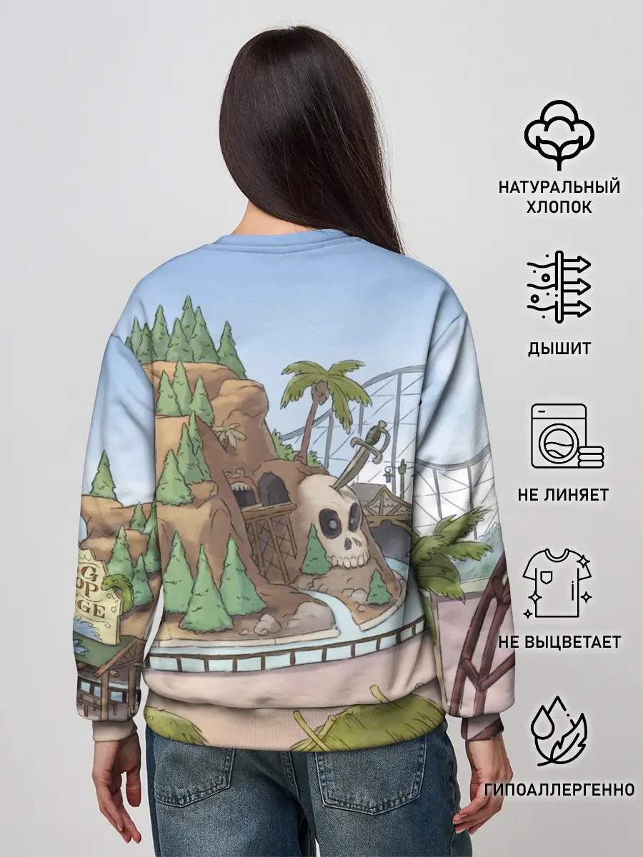 Женский свитшот / Вся правда о медведях. Селфи