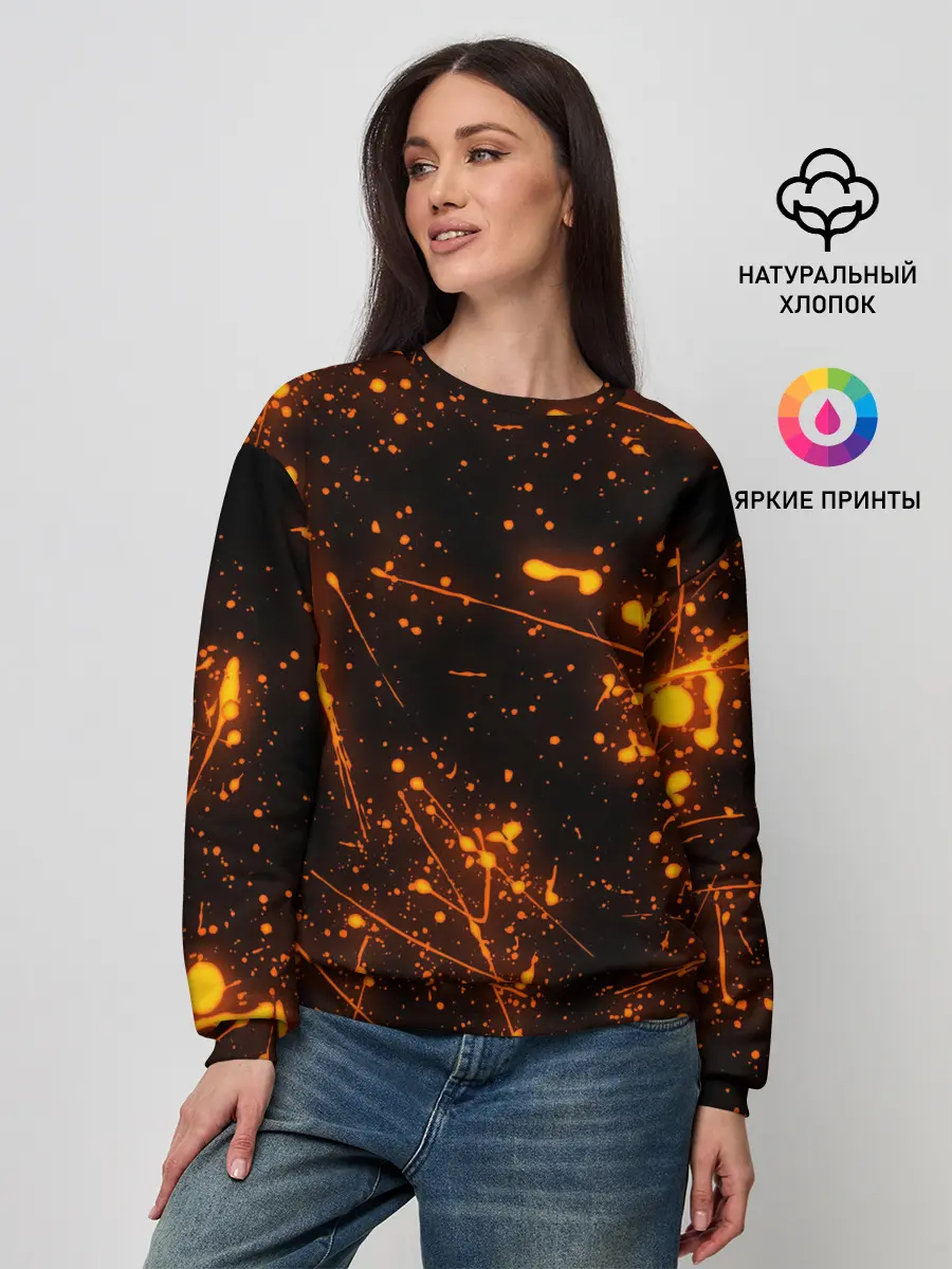 Женский свитшот / FLAME | ПЛАМЯ