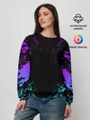 Женский свитшот / НЕОНОВЫЕ БРЫЗГИ