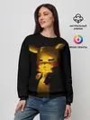 Женский свитшот / Пикачу | Брутал