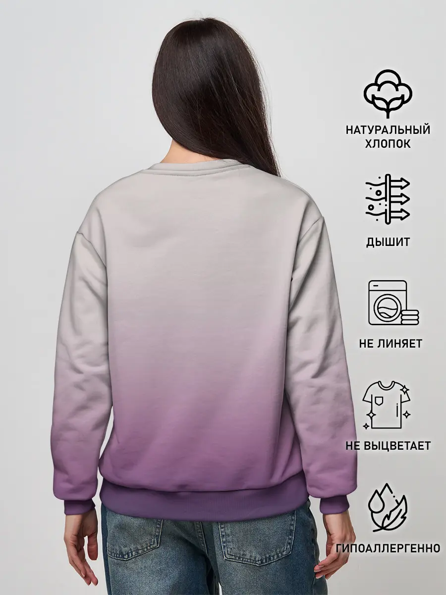 Женский свитшот / Аниме девочка в тумане