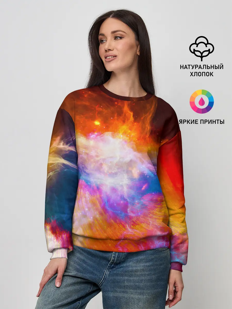 Женский свитшот / Space