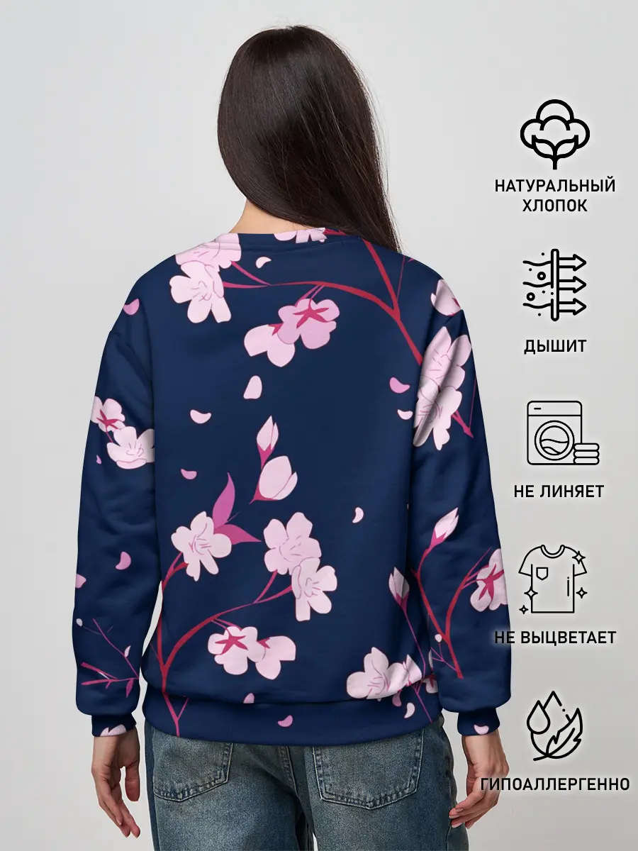 Женский свитшот / Сакура