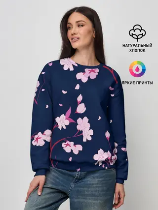 Женский свитшот / Сакура