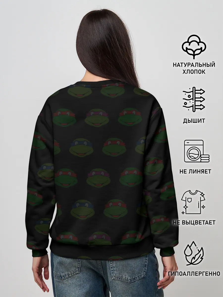 Женский свитшот / Черепашки-Ниндзя