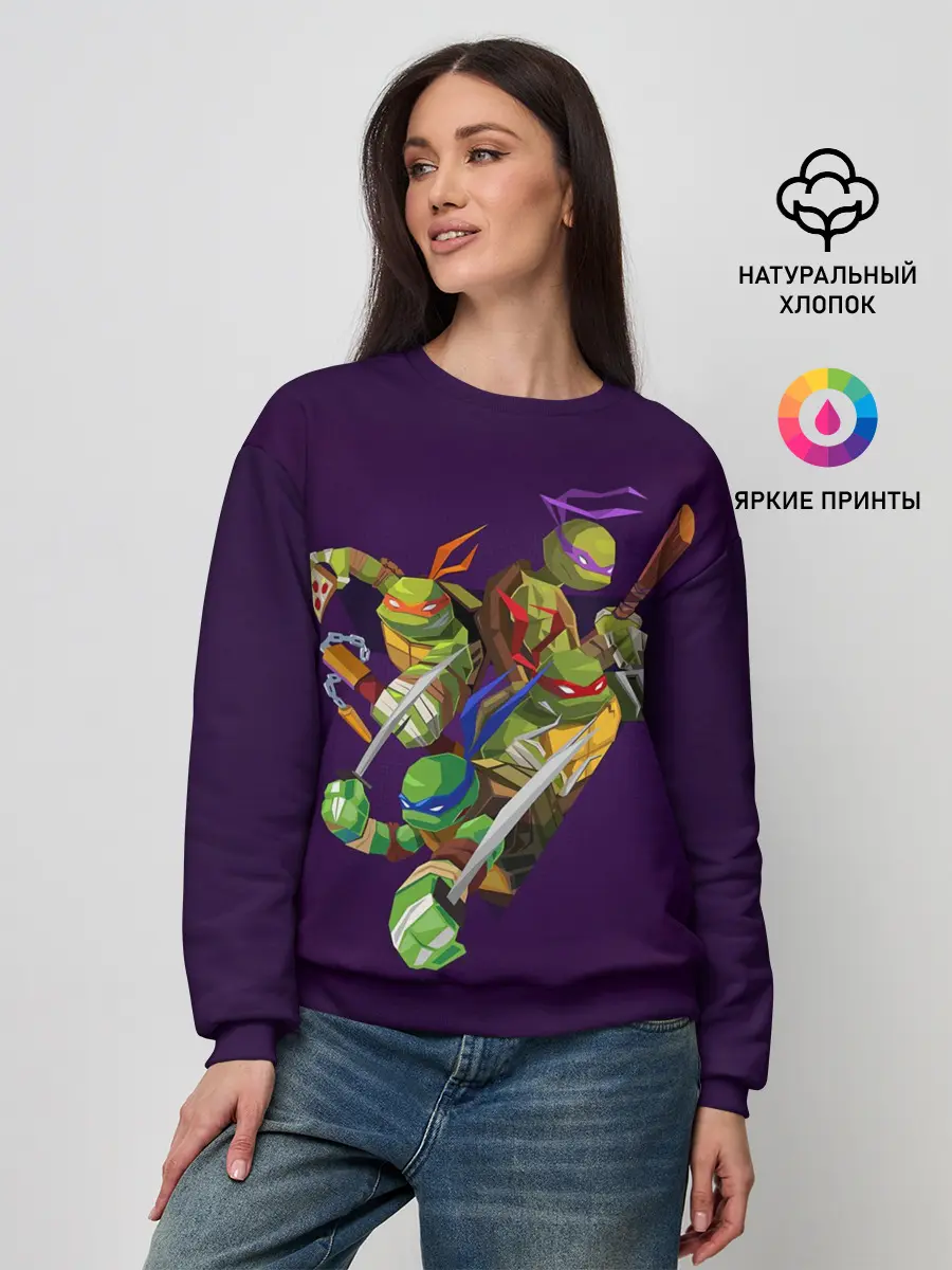 Женский свитшот / ЧЕРЕПАШКИ НИНДЗЯ