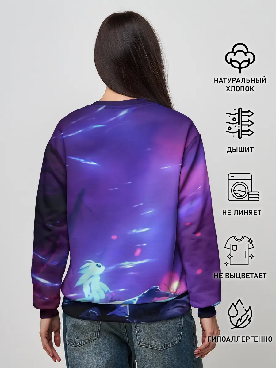 Женский свитшот / Ori and the Will of the Wisps