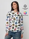 Женский свитшот / Логотипы НХЛ