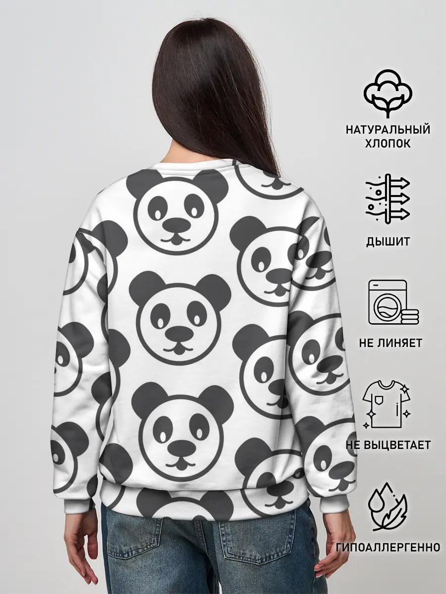 Женский свитшот / panda