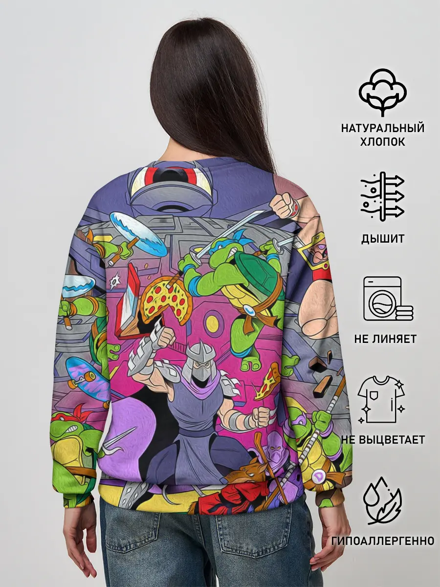 Женский свитшот / ЧЕРЕПАШКИ