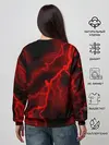 Женский свитшот / МОЛНИЯ RED NEON