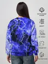 Женский свитшот / МОЛНИЯ BLUE