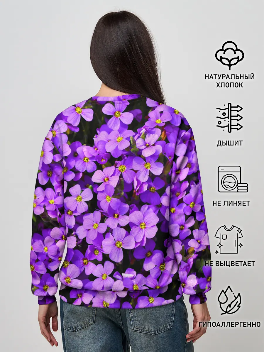 Женский свитшот / Сирень