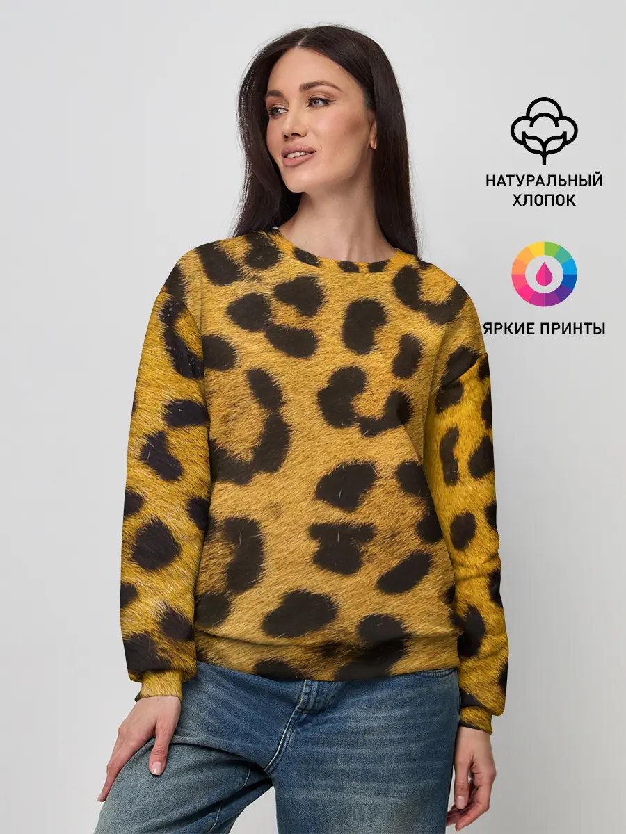Женский свитшот / Леопард