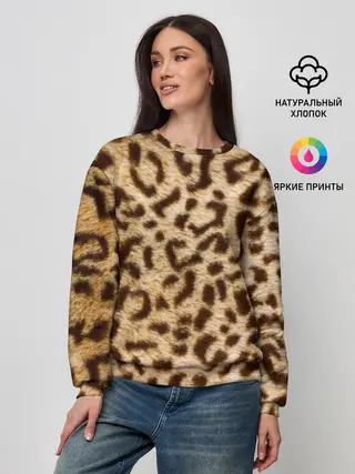 Женский свитшот / Леопард