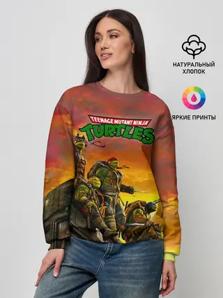 Женский свитшот / Черепашки - ниндзя